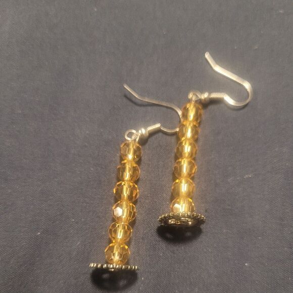 Beaded Work Girl Earrings - Picture 1 of 1
